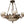 Load image into Gallery viewer, 19th C. American Victorian Bronze Eight-Arm Justice Chandelier Alabaster Shades