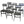 Load image into Gallery viewer, Set of Six Dining Chairs by Carlo Di Carli and Gio Ponti
