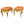 Load image into Gallery viewer, Pair of Italian Gilt-Wood Benches with Brown Leather Upholstery, 20th Century.
