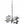 Load image into Gallery viewer, Vintage Italian Sciolari Chrome & Lucite Chandelier