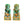 Load image into Gallery viewer, Pair of Late 19th Century Chinese Porcelain Foo Dogs