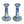 Load image into Gallery viewer, Pair of Light Blue Jasperware Wedgwood Candlesticks, c. 1920's