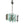 Load image into Gallery viewer, Vintage Italian Pendant with Clear and Smoky Murano Glass