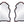 Load image into Gallery viewer, Pair of Chippendale Style Red Horn & Resin Wall Mirrors. U.S.A. 1980's.