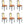 Load image into Gallery viewer, Set of Six Pierre Cardin Dining Chairs in Pecan & Ebonized Maple. U.S.A. 1970's