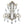 Load image into Gallery viewer, Italian Silver and Gold Leaf Rock Crystal Chandelier. 1970's.