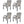 Load image into Gallery viewer, Set of Four Charles Hollis Jones Armchairs