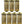 Load image into Gallery viewer, Set of Seven Italian “Romano” Crystal and Brass Wall Sconces – 1980's.