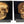 Load image into Gallery viewer, Pair of Early 21st C. Black Commodes with Inlaid Skull Design and Resin Finish