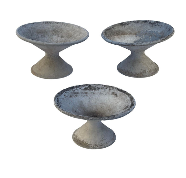 Set of Three Willy Guhl Fibrous Cement Planters for Eternit. Switzerland, 1960's