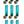 Load image into Gallery viewer, Nine Sconces with Blue Murano Glass Tubes Style of Agne Jakobsson. Italy, 1970's