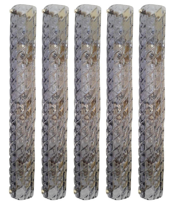 Set of Five Canale Murano Glass Sconces by Barovier e Toso. Italy, 1960's