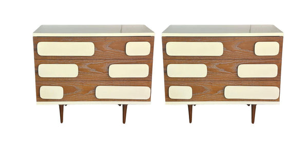 Pair of Dressers in the Style of Gio Ponti modeled after Parco Dei Principi