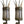 Load image into Gallery viewer, Pair Early 20th Century American Victorian Bronze Spiked Lantern Sconces w Glass
