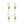 Load image into Gallery viewer, Set of Four Italian White Frosted Murano Glass Torch Sconces & Brass. 1960's.
