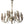Load image into Gallery viewer, Smoky Venetian Chandelier by Galliano Ferro. Italy, 1950's.