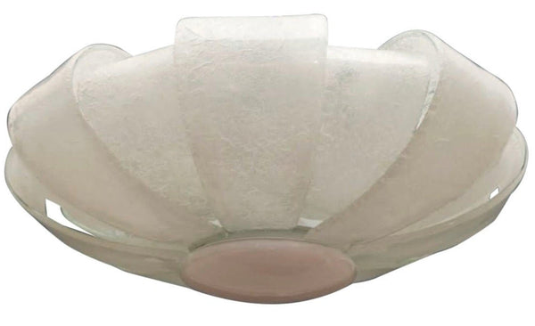 Vintage Murano Graniglia Glass Flush Mount by Aureliano Toso. Italy, 1960's.