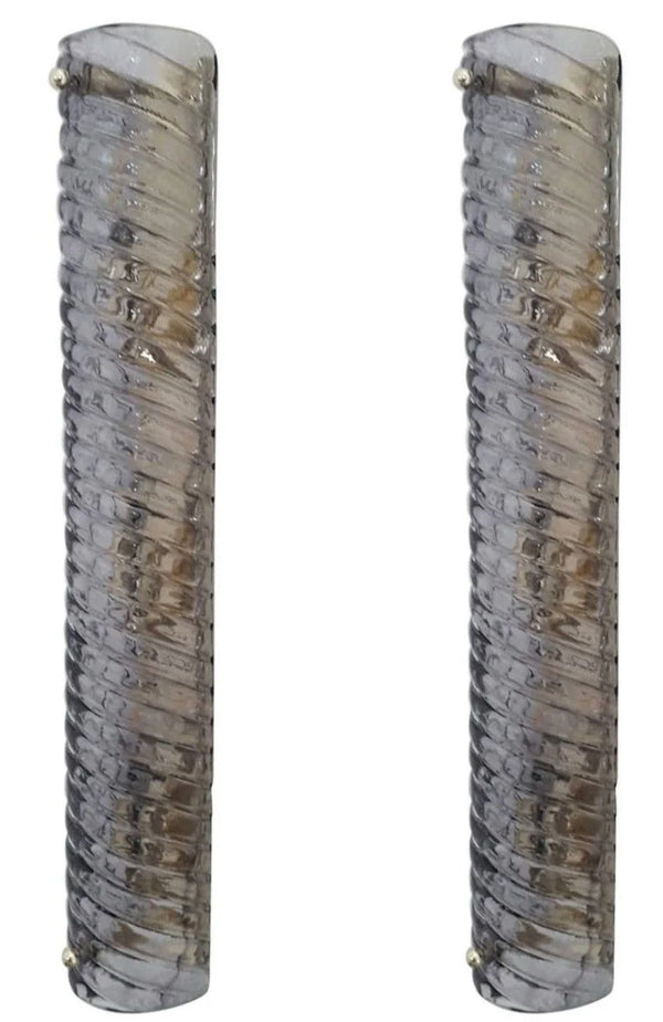 Pair of “Canale” Sconces by Barovier e Toso. Italy, 1960's.