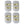 Load image into Gallery viewer, Set of Four Italian Sconces w/ Clear Murano Glass & Brass By Barovier e Toso