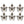 Load image into Gallery viewer, Charming Set of Six Brass Chandeliers