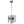 Load image into Gallery viewer, Vintage Italian Pendant with Murano Glass & Chrome Frame by Mazzega, c. 1960's
