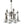 Load image into Gallery viewer, Vintage Italian Chandelier w/ Chrome & Murano Glass by Sciolari