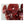Load image into Gallery viewer, Set of Five Red Murano Glass Sconces Designed by Vistosi, Italy, 1980's.