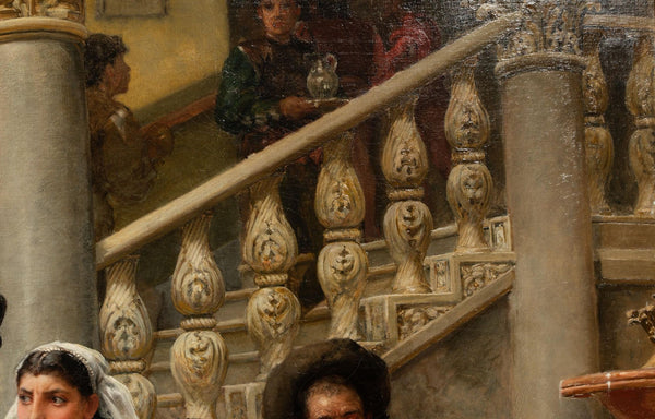 “The Taming of the Shrew” by Frank William Warwick Topham, England, 1879.