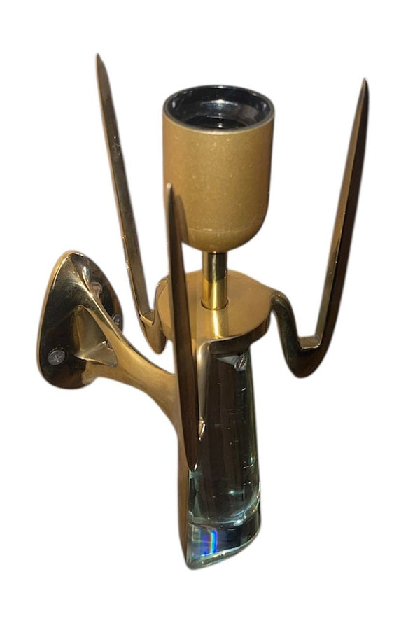 Set of Four Rare Sconces by Max Ingrand for Fontana Arte, Italy, 1959.