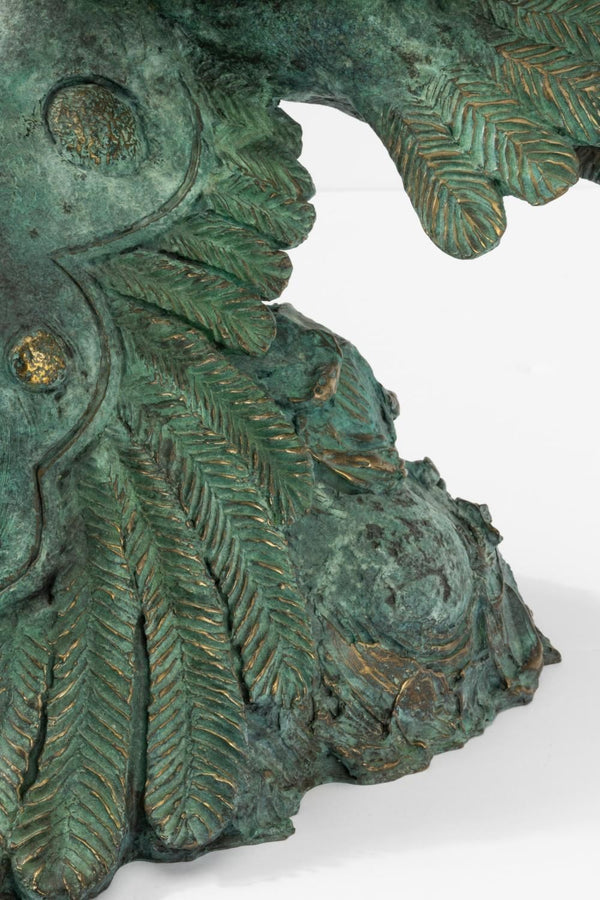 "Emerald Dream" Bronze Sculpture by Jiang Tie Feng (1991)