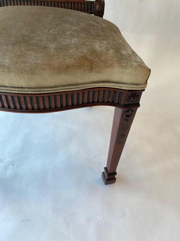 Set of Twelve 19th Century English Edwardian Mahogany Dining Chairs