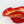 Load image into Gallery viewer, Vintage Red Murano Ruffled Glass Bowl by Camozzo