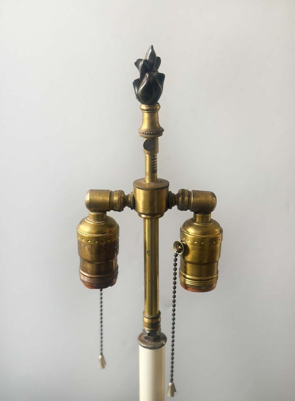 Pair of French 19th Century Empire Candelabras Converted to Lamps