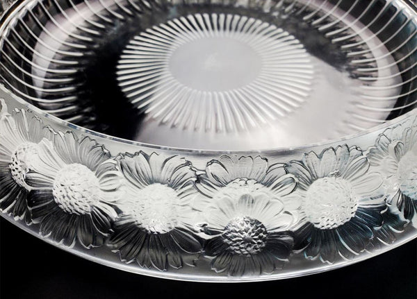 René Lalique Crystal "Marguerites" Decorative Bowl