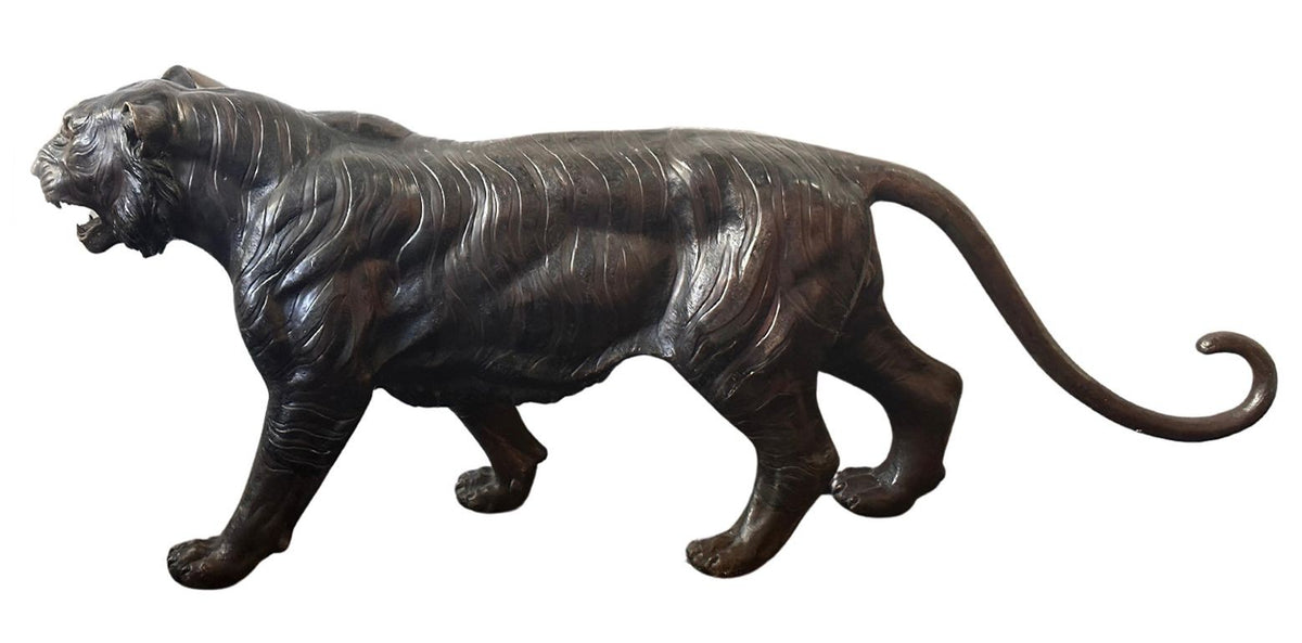 Full Size Life Like Bengal Tiger Statue — AllSculptures