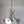 Load image into Gallery viewer, Vintage Italian Chrome Pendant w/ Trumpet Design, c. 1970's