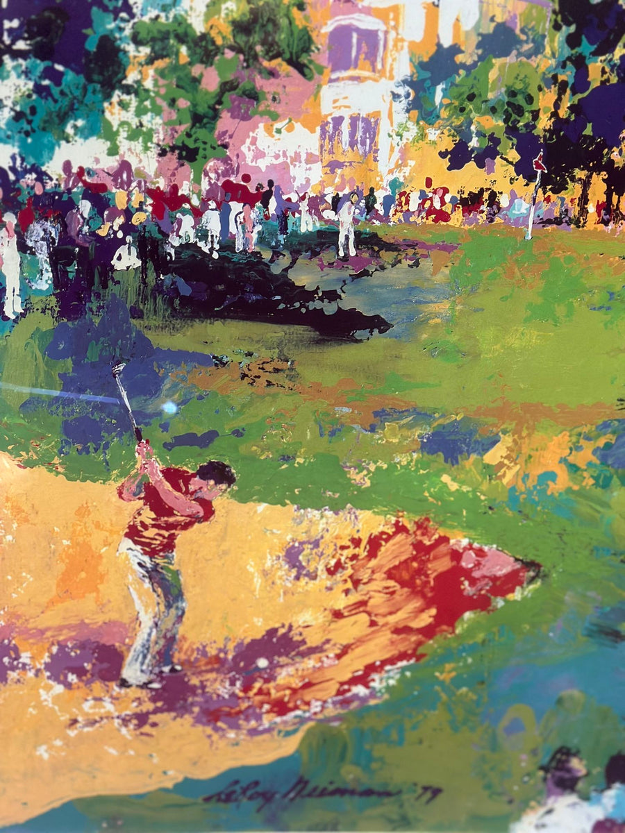 Abstract Leroy Neiman Golf Tournament Serigraph – PEGASO GALLERY