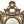 Load image into Gallery viewer, 19th C. Carved Rococo-Style Black and Gold Mirror with Painted Hanging Garlands