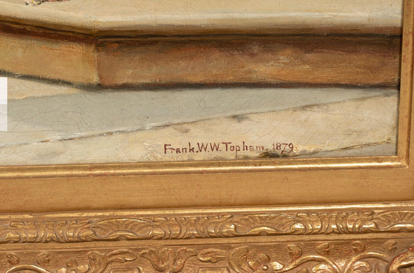 “The Taming of the Shrew” by Frank William Warwick Topham, England, 1879.