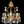 Load image into Gallery viewer, French Vintage Rock Crystal & Wrought Iron Chandelier with 23k Gold Leaf