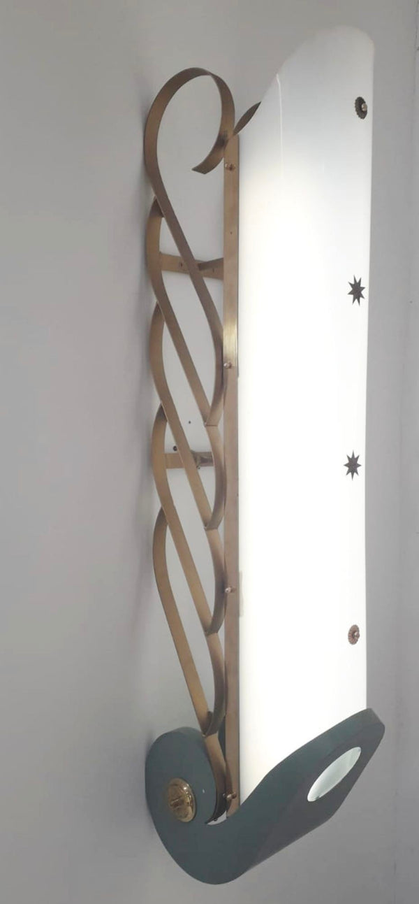 Pair of Cinema Sconces, Italy, 1950's.