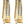 Load image into Gallery viewer, Set of Six Golden Amber Murano Sconces. Italy, 1960's.