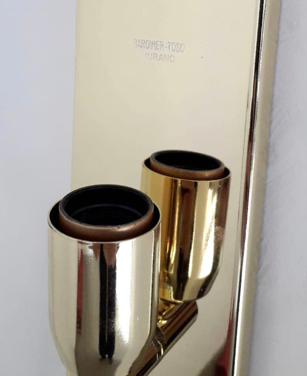 Set of Six Canale Sconces by Barovier e Toso. Italy, 1960's.