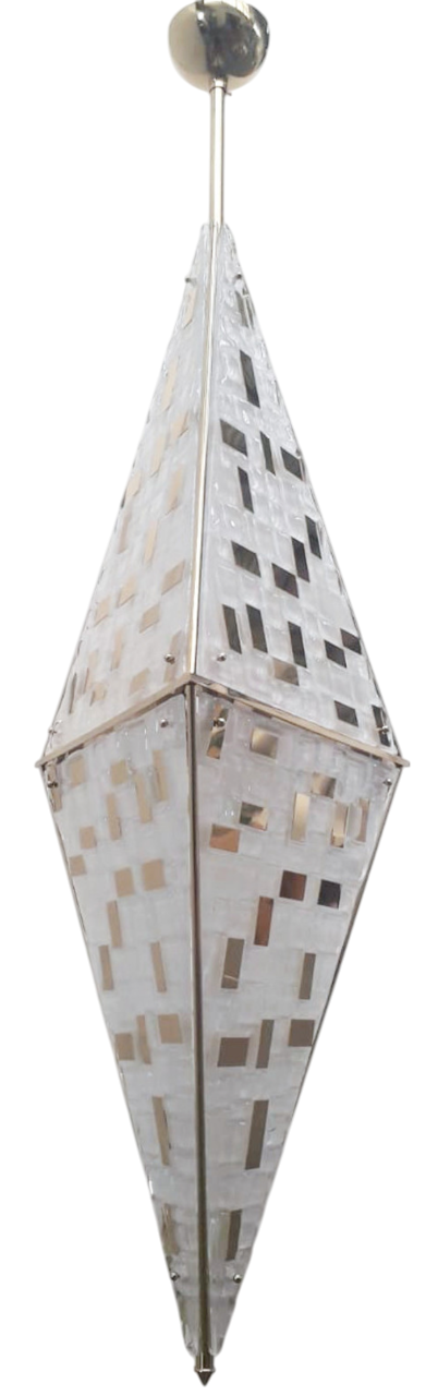 Limited Edition Pair Murano Glass Luxor Lanterns Exclusively by Gianluca Fontana