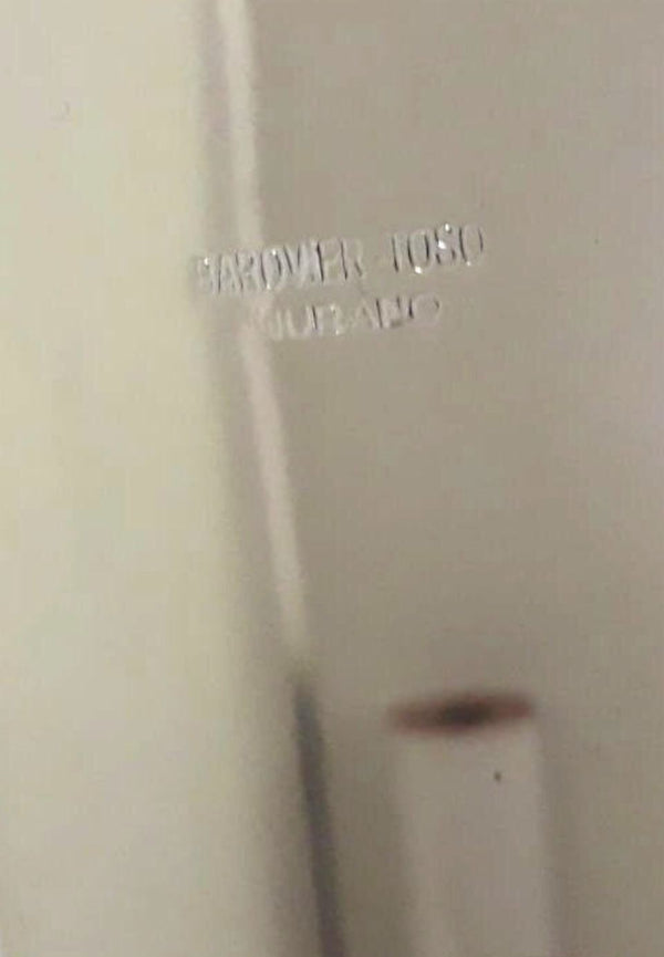 Set of Three Long Canale Amber Sconces by Barovier e Toso, Italy, 1960's.