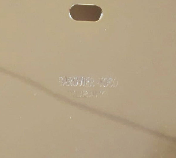 Set of Six Amber Murano Glass Canale Sconces by Barovier e Toso, Italy, 1950's.