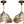 Load image into Gallery viewer, Six Late 19th C. Oversized French Bronze Pendants w/ Stained Glass & Amber Trim