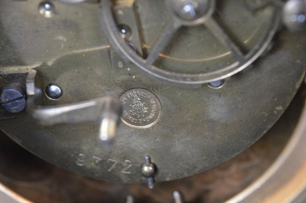 Rococo Chinosoiserie Style Three-Piece Gilt Bronze and Porcelain Clock Garniture