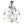 Load image into Gallery viewer, Venetian Opaline and Blue Chandelier by Galliano Ferro, 1950's.