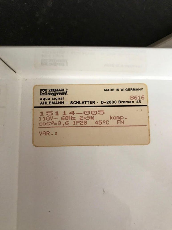 Set of Four Vintage Modernist Amber Resin Sconces by Aqua Signal, Germany, 1960s